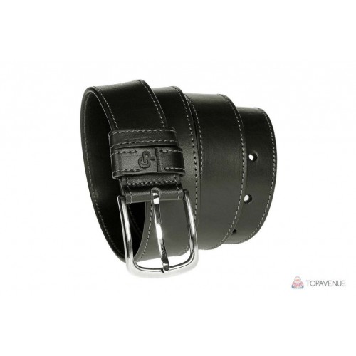 Шкіряний ремінь Grande Pelle Classico 43001230013 чорний