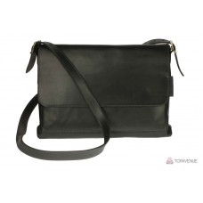 Сумка Месенджер Grande Pelle 752110 чорна