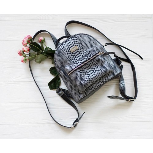 Рюкзак HARVEST CROCO BRONZE-BLUE бронзовий