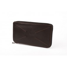 Чоловічий гаманець на блискавці HARVEST коричневий BROWN