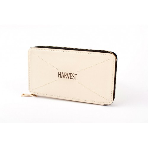 Женский кошелек на молнии HARVEST milk-white молочный