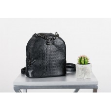 Сумка-рюкзак HARVEST CROCO чорна