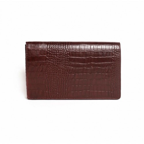 Клатч IssaHara CL 1-05 (22-00) коричневый крокодил