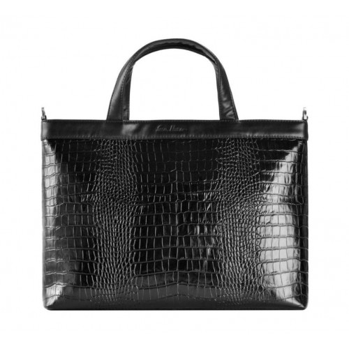 Сумка мужская IssaHara B3 (21-01) черная крокодил