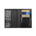 Обкладинка для паспорта IssaHara PC (21-00) чорна