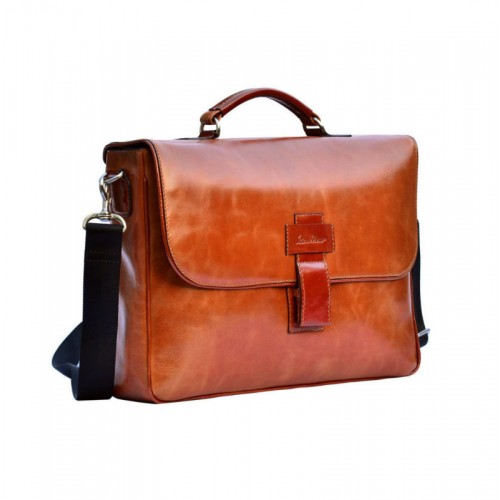 Сумка чоловіча IssaHara B20 (04-00) коричнева