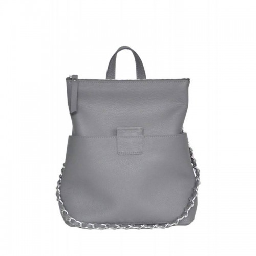 Женский кожаный рюкзак JIZUZ K 2 Grey серый