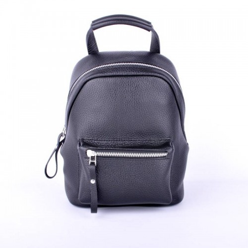 Жіночий шкіряний рюкзак JIZUZ Urban Black Чорний