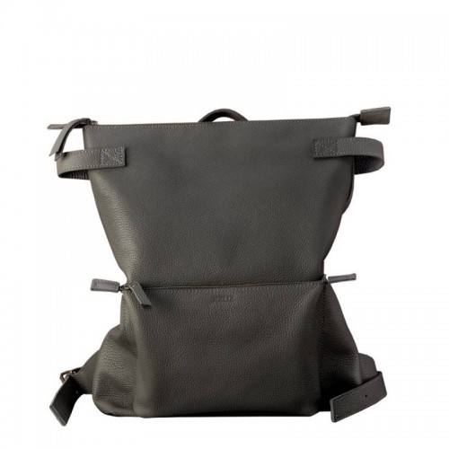 Жіночий шкіряний рюкзак JIZUZ Voyager Dark Grey темно-сірий