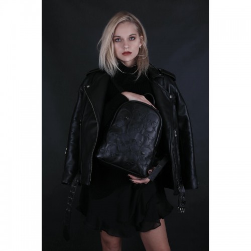 Женский кожаный рюкзак JIZUZ Pilot S Black Couture черный