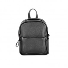 Женский кожаный рюкзак JIZUZ Carbon Mini Black черный