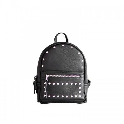 Жіночий шкіряний рюкзак JIZUZ Sport Black Rock чорний