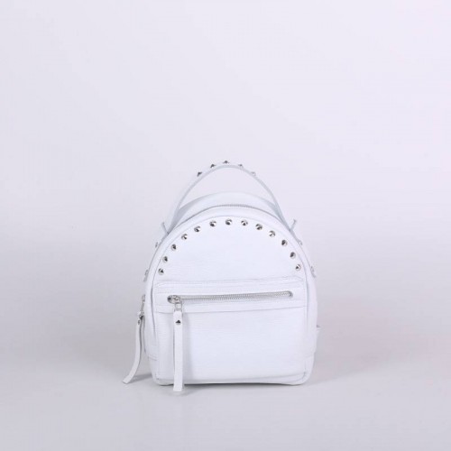 Жіночий шкіряний рюкзак JIZUZ Fiji White Білий