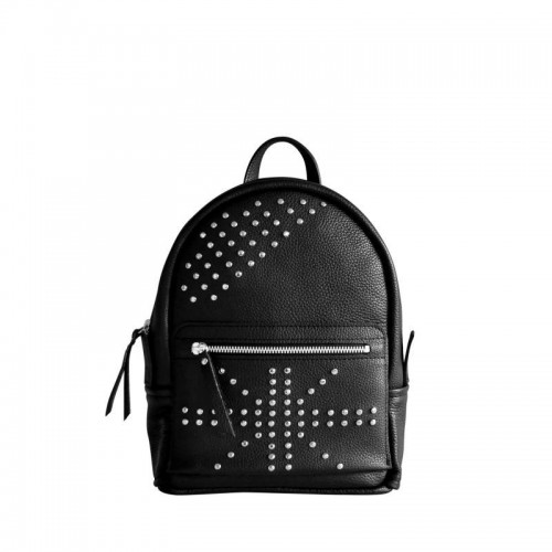 Жіночий шкіряний рюкзак JIZUZ Sport Black Flag чорний