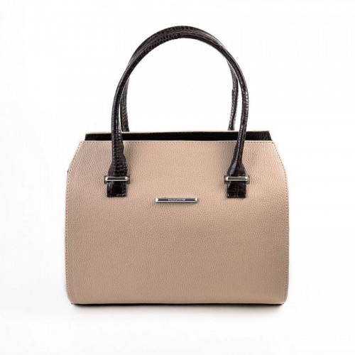 Жіноча сумка зі шкірозамінника М50-66/13 бежева