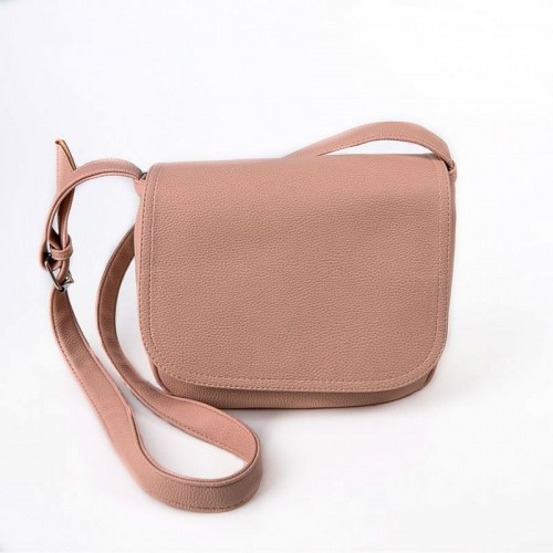 Жіноча сумка крос-боді М52-65 пудра