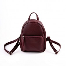 Жіночий бордовий рюкзак М124-38