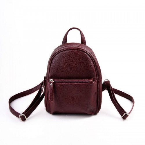 Жіночий бордовий рюкзак М124-38
