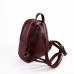 Жіночий бордовий рюкзак М124-38