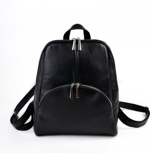 Женский кожаный рюкзак М135 черный