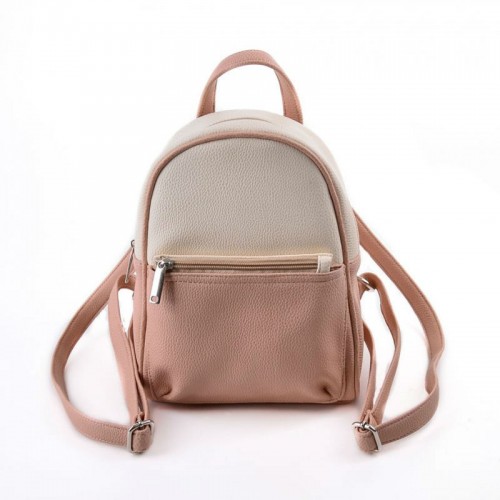 Жіночий маленький рюкзак М124-65/64 бежевий