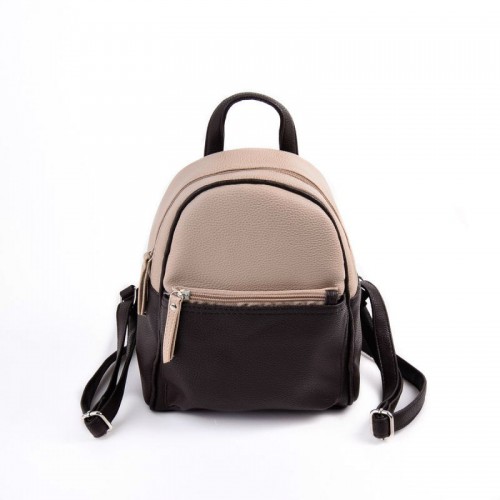 Женский рюкзак из искусственной кожи М124-66/40 бежевый