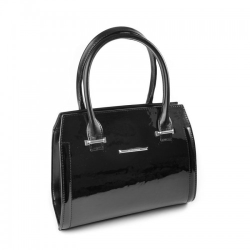 Жіноча лакова сумка М68-лак /Z чорна