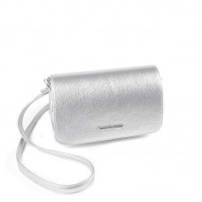 Жіноча сумка-клатч М63-72 срібло