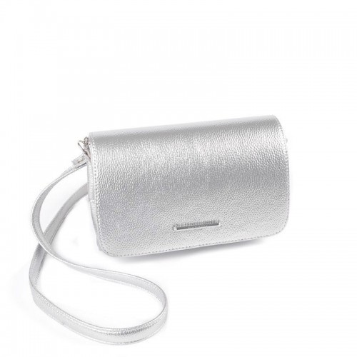 Женская сумка-клатч М63-72 серебро