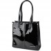 Женская сумка-шоппер Камелия М162-Z/лак черная