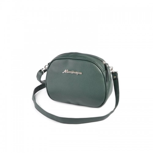 Міні-сумочка круглої форми Камелія М174-73 зелена