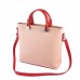 Женская сумка из кожзама Камелия М61-65/68 розовая(пудра)+красный
