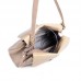 Жіноча сумка на довгому ремінці Камелія М126-66/77 бежева+молочний