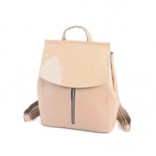Жіночий рюкзак-трансформер Камелія М159-66/77 бежевий+молочний