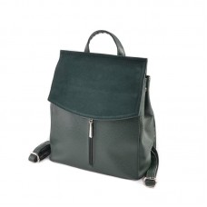 Женский рюкзак-трансформер Камелия М159-73/замш зеленый