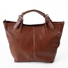 Жіноча сумка зі шкірозамінника М51-41 коричнева
