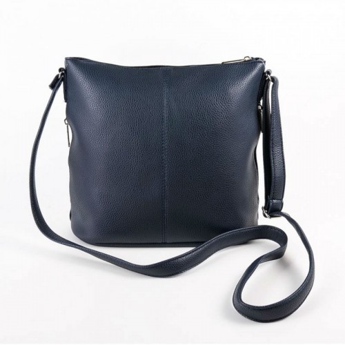 Женская сумка на длинном ремне М78-39 синяя