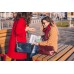 Женская сумка с длинным ремешком Камелия М213-70 Бордовая