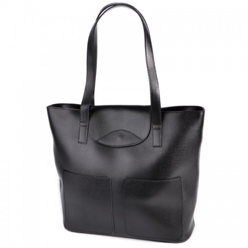 Черная сумка из кожзаменителя Камелия М225-42 Черная