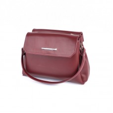 Женская сумка на длинном ремешке Камелия М126-75 Бордовая