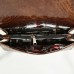 Женский клатч с имитацией кожи крокодила М63-241-1/1 коричневая