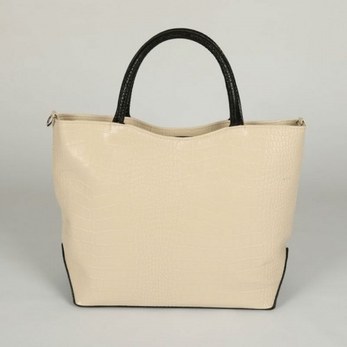 Женская сумка из кожзаменителя М75-12/10 бежевая