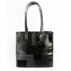 Женская сумка М102-27/замш черная