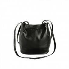 Жіноча сумка на довгій ручці М100-Z чорна