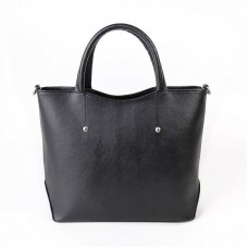 Женская сумка из кожзама М75-46/47 черная