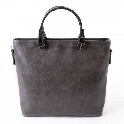 Женская сумка из искусственной кожи М61-50 серая