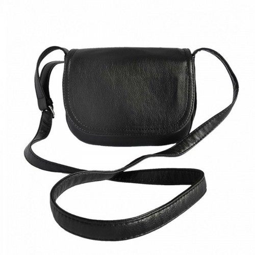 Женская маленькая сумка через плечо М55-47 черная