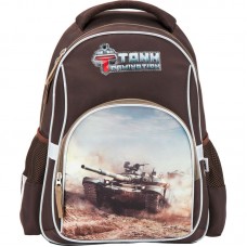 Рюкзак шкільний KITE 513 Tanks Domination TD17-513S коричневий