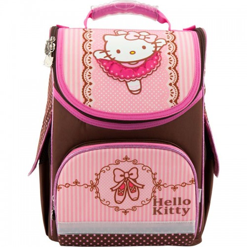 Рюкзак шкільний каркасний Kite Hello Kitty HK18-501S-1 коричневий