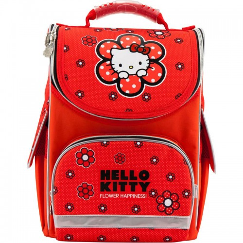 Рюкзак школьный каркасный Kite Hello Kitty HK18-501S-2 красный